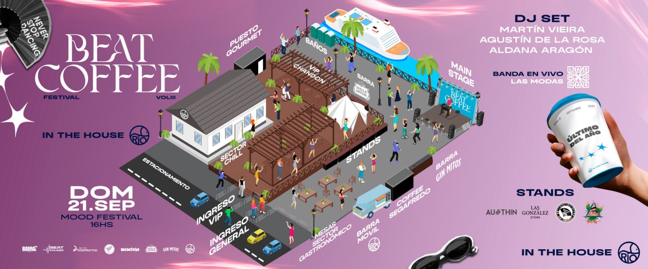 Beat Coffee Festival — plano del predio