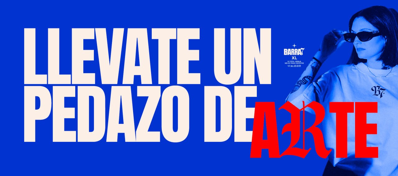 Llevate un pedazo de arte — tienda barra7